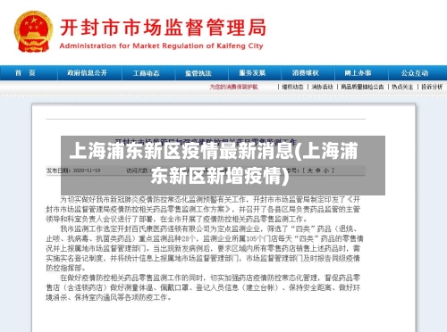 上海浦东新区疫情最新消息(上海浦东新区新增疫情)-第2张图片